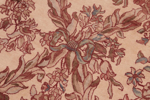 handmade Transitional Basan Beige Brown Hand Knotted RECTANGLE 100% WOOL area rug 8x10