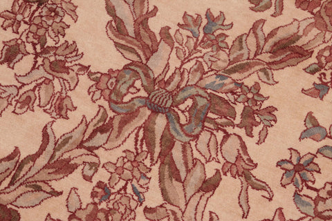 handmade Transitional Basan Beige Brown Hand Knotted RECTANGLE 100% WOOL area rug 8x10