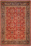 Antique Agra Tabriz Dannie Rust/ Wool Rug - 9'3'' x 12'4''