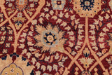 Vintage Persian Tabriz Chang Drk. Red/Drk. Red Wool Rug - 9'0'' x 12'8''