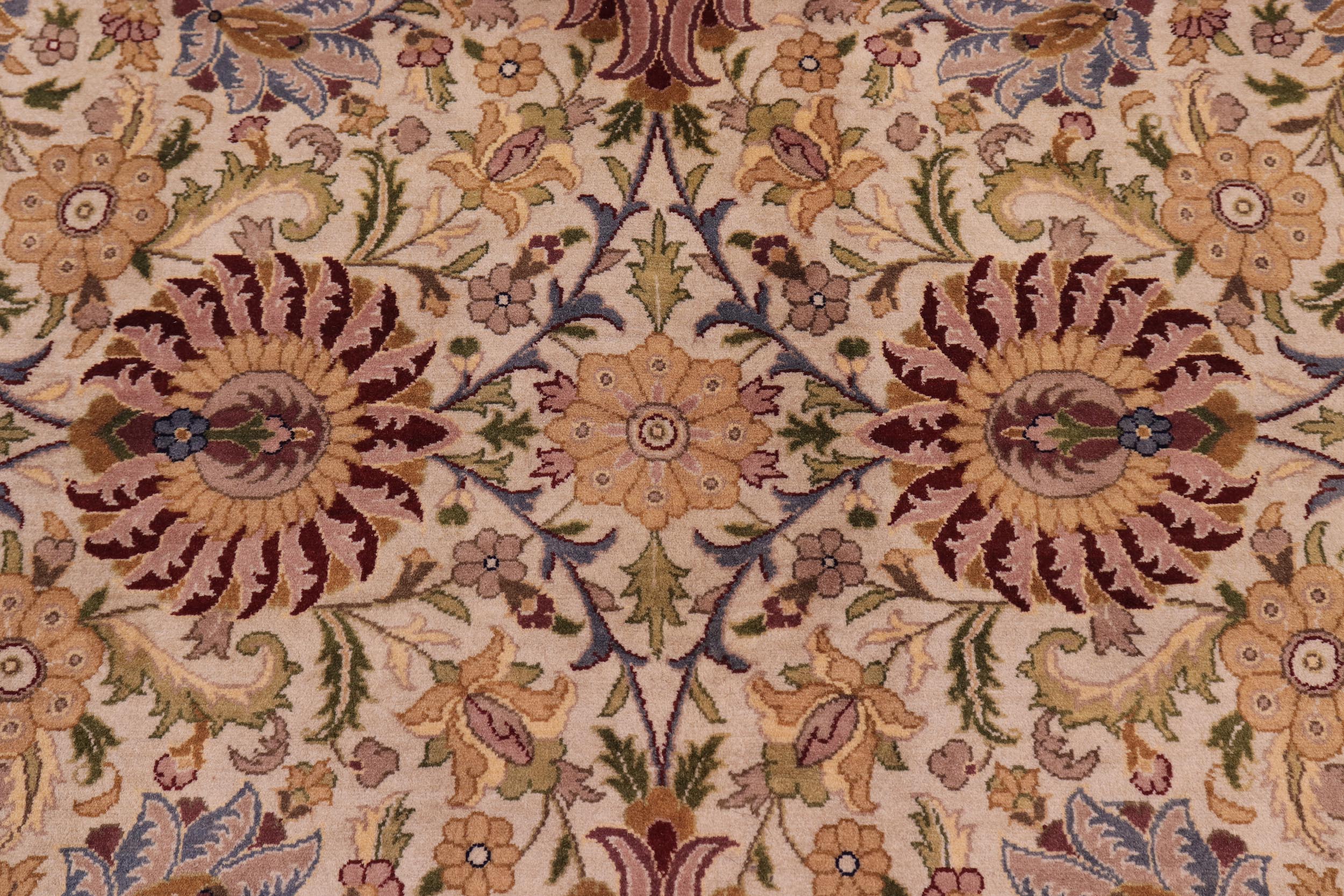 handmade Transitional Darwaish Tan Drk. Red Hand Knotted RECTANGLE 100% WOOL area rug 10x14