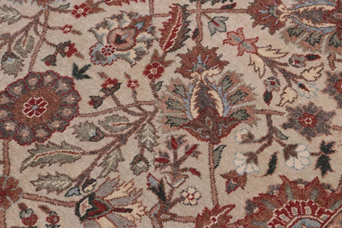 handmade Traditional  Lt. Gray Gold Hand Knotted RECTANGLE 100% WOOL area rug 10'X14'