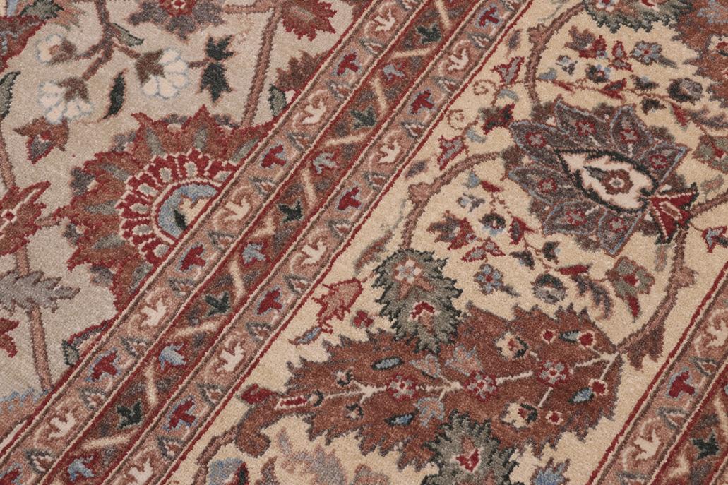 handmade Traditional  Lt. Gray Gold Hand Knotted RECTANGLE 100% WOOL area rug 10'X14'