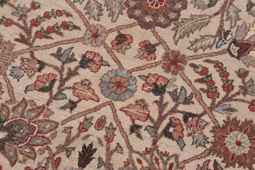 handmade Traditional  Lt. Gray Gold Hand Knotted RECTANGLE 100% WOOL area rug 10'X14'