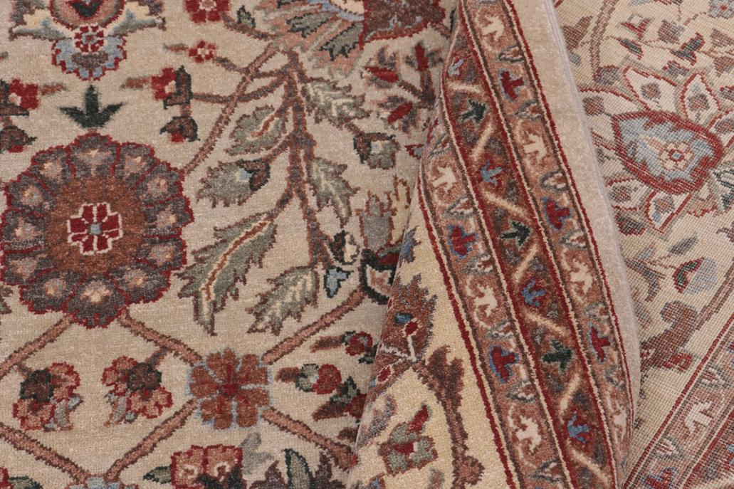 handmade Traditional  Lt. Gray Gold Hand Knotted RECTANGLE 100% WOOL area rug 10'X14'