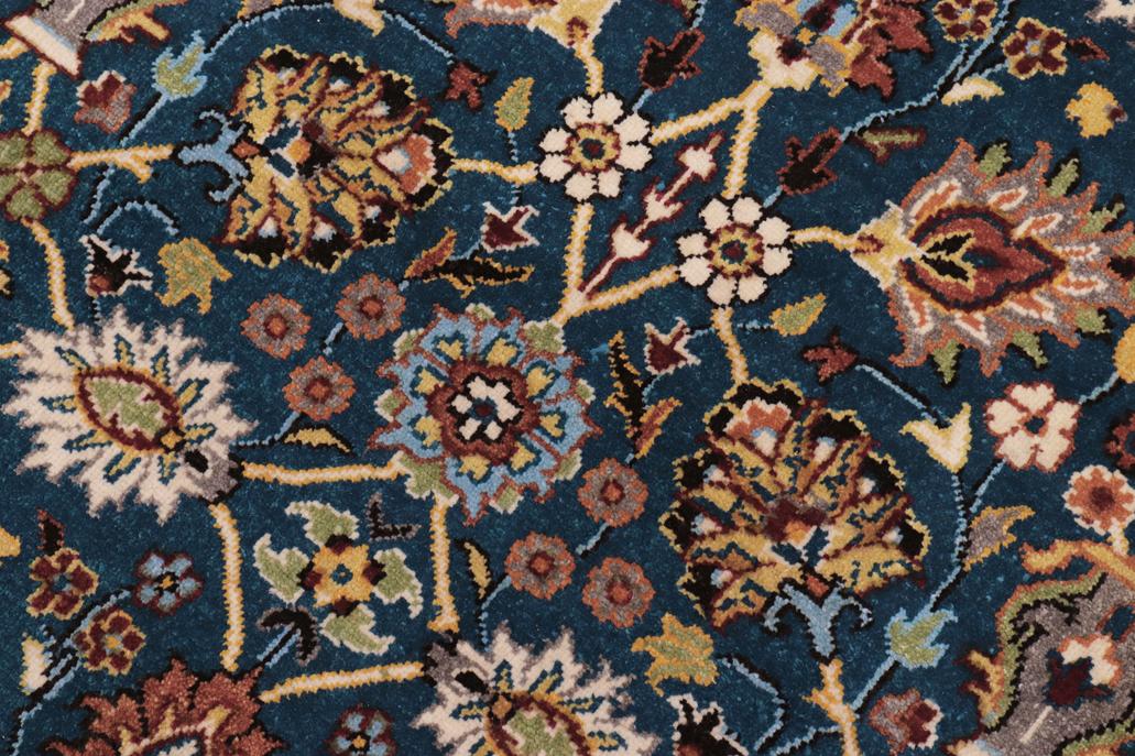 handmade Traditional Design Lt. Blue Ivory Hand Knotted RECTANGLE 100% WOOL area rug 10'X14'