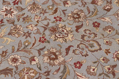 handmade Traditional  Lt. Blue Ivory Hand Knotted RECTANGLE 100% WOOL area rug 10'X14'