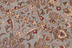 handmade Traditional  Lt. Blue Ivory Hand Knotted RECTANGLE 100% WOOL area rug 10'X14'