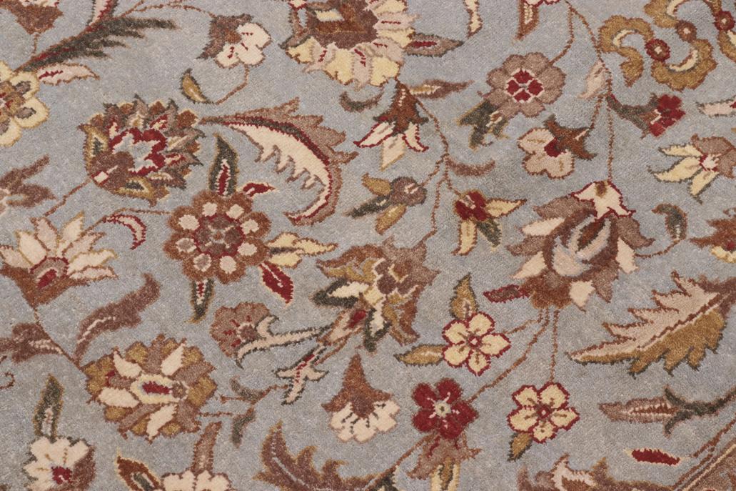 handmade Traditional  Lt. Blue Ivory Hand Knotted RECTANGLE 100% WOOL area rug 10'X14'