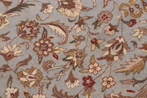 handmade Traditional  Lt. Blue Ivory Hand Knotted RECTANGLE 100% WOOL area rug 10'X14'