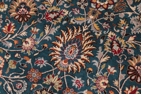 handmade Transitional New Asif Lt. Blue Lt. Blue Hand Knotted RECTANGLE 100% WOOL area rug 10x14