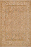 handmade Traditional Kafkaz Lt. Brown Tan Hand Knotted RECTANGLE 100% WOOL area rug 9 x 12