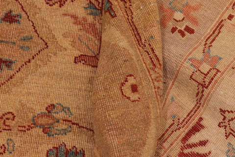 handmade Traditional Antique Gold Rust Hand Knotted RECTANGLE 100% WOOL area rug 9x12