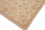 handmade Traditional Kafkaz Beige Brown Hand Knotted RECTANGLE 100% WOOL area rug 9 x 11