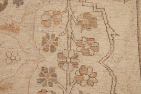 handmade Traditional Kafkaz Beige Brown Hand Knotted RECTANGLE 100% WOOL area rug 9x11