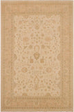 handmade Traditional Kafkaz Beige Nude Hand Knotted RECTANGLE 100% WOOL area rug 9 x 11