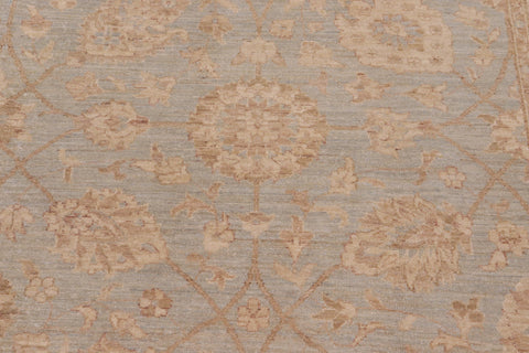 handmade Traditional Kafkaz Lt. Blue Tan Hand Knotted RECTANGLE 100% WOOL area rug 9x12