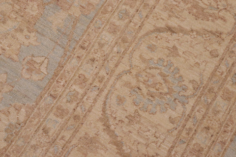 handmade Traditional Kafkaz Lt. Blue Tan Hand Knotted RECTANGLE 100% WOOL area rug 9x12