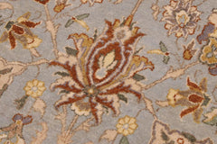 handmade Traditional Design Lt. Blue Tan Hand Knotted RECTANGLE 100% WOOL area rug 9'X12'