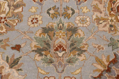 handmade Traditional Design Lt. Blue Tan Hand Knotted RECTANGLE 100% WOOL area rug 9'X12'