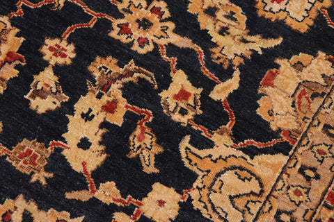 handmade Traditional Kafkaz Navy Red Hand Knotted RECTANGLE 100% WOOL area rug 9x11