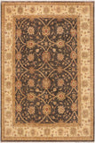 handmade Traditional Kafkaz Charcoal Beige Hand Knotted RECTANGLE 100% WOOL area rug 9 x 12