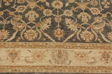 handmade Traditional Kafkaz Gray Beige Hand Knotted RECTANGLE 100% WOOL area rug 9 x 12