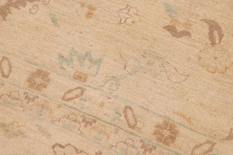 handmade Traditional Kafkaz Tan Brown Hand Knotted RECTANGLE 100% WOOL area rug 10x14