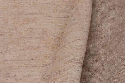 handmade Traditional Kafkaz Tan Lt. Tan Hand Knotted RECTANGLE 100% WOOL area rug 10x14