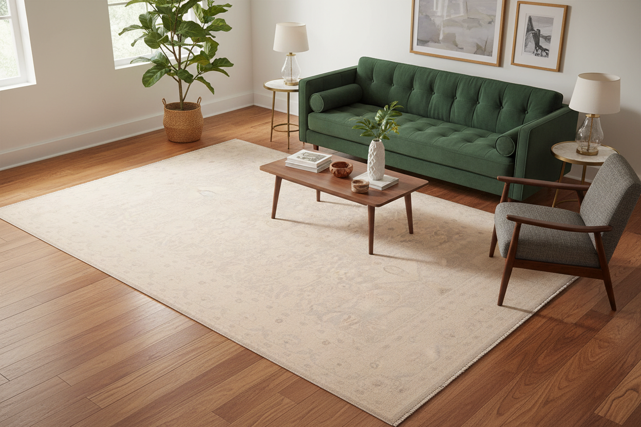 handmade Traditional Kafkaz Lt. Gray Lt. Tan Hand Knotted RECTANGLE 100% WOOL area rug 10x14