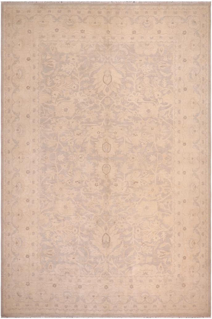 handmade Traditional Kafkaz Lt. Gray Lt. Tan Hand Knotted RECTANGLE 100% WOOL area rug 10X14