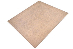 handmade Traditional Kafkaz Lt. Gray Lt. Tan Hand Knotted RECTANGLE 100% WOOL area rug 10X14