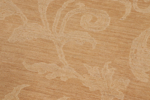 handmade Modern Kafkaz Brown Tan Hand Knotted RECTANGLE 100% WOOL area rug 10' x 14'