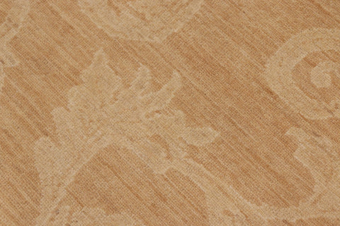 handmade Modern Kafkaz Brown Tan Hand Knotted RECTANGLE 100% WOOL area rug 10' x 14'