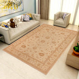 handmade Traditional Kafkaz Tan Brown Hand Knotted RECTANGLE 100% WOOL area rug 10 x 14