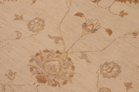 handmade Traditional Kafkaz Tan Brown Hand Knotted RECTANGLE 100% WOOL area rug 10x14