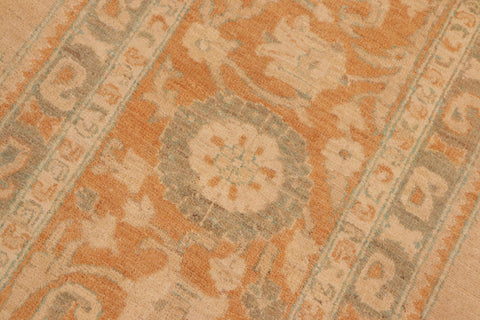handmade Traditional Kafkaz Tan Rust Hand Knotted RECTANGLE 100% WOOL area rug 10x13
