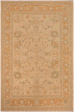handmade Traditional Kafkaz Tan Rust Hand Knotted RECTANGLE 100% WOOL area rug 10 x 13