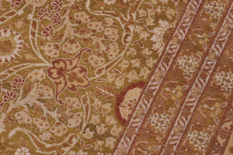handmade Transitional Adam Green Gold Hand Knotted RECTANGLE 100% WOOL area rug 10 x 10