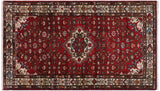 handmade Traditional Kashan Red Ivory Hand Knotted RUNNER 100% Wool and Silk area rug 3x7