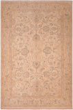 handmade Traditional Kafkaz Beige Gray Hand Knotted RECTANGLE 100% WOOL area rug 6 x 9