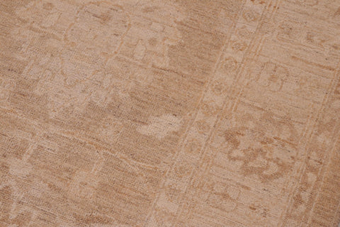 handmade Traditional Kafkaz Brown Tan Hand Knotted RECTANGLE 100% WOOL area rug 6x9