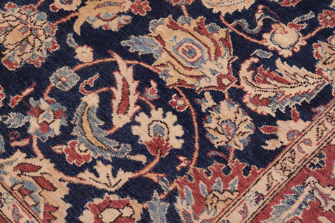 handmade Traditional Kafkaz Blue  Hand Knotted RECTANGLE 100% WOOL area rug 6x9