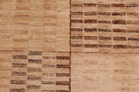 handmade Modern Gabbeh Beige Tan Hand Knotted RECTANGLE 100% WOOL area rug 6' x 9'