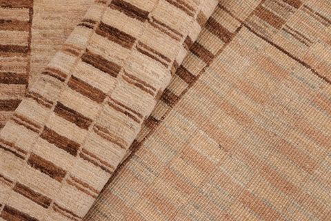 handmade Modern Gabbeh Beige Tan Hand Knotted RECTANGLE 100% WOOL area rug 6' x 9'