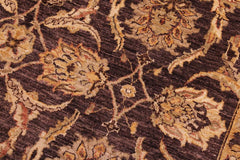 handmade Traditional Kafkaz Brown Ivory Hand Knotted RECTANGLE 100% WOOL area rug 6X9