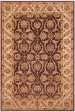 Shabby Chic Ziegler Shakia Brown/Ivory Wool Rug - 6'2'' x 9'0''