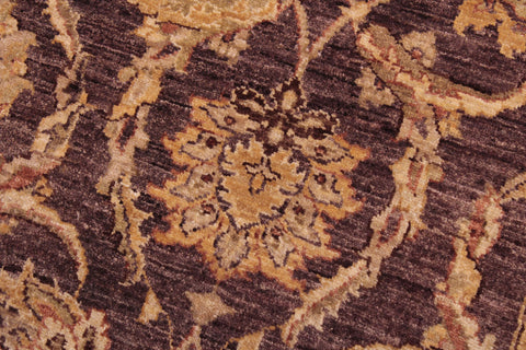 handmade Traditional Kafkaz Brown Ivory Hand Knotted RECTANGLE 100% WOOL area rug 6x9