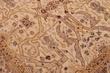 handmade Traditional Kafkaz Ivory Gold Hand Knotted RECTANGLE 100% WOOL area rug 6 x 9