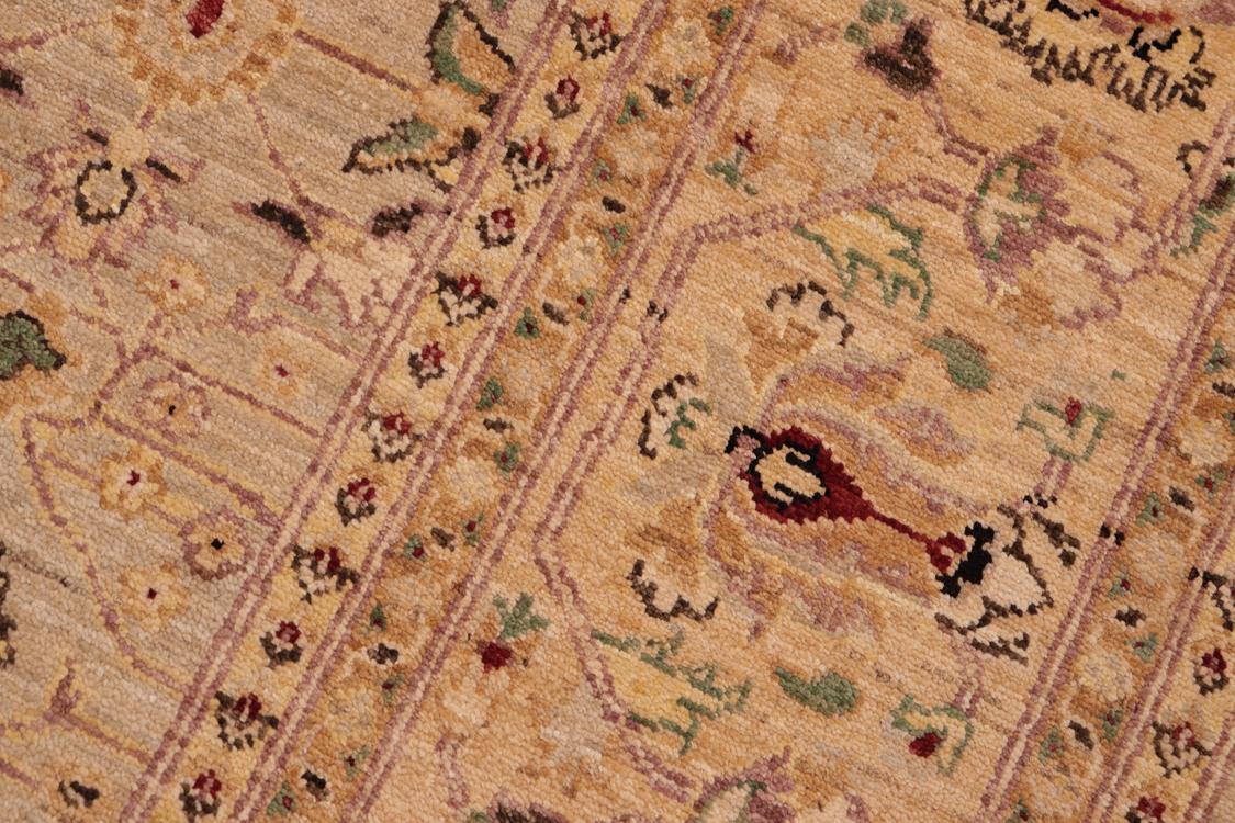 handmade Traditional Kafkaz Gray Gold Hand Knotted RECTANGLE 100% WOOL area rug 6x9